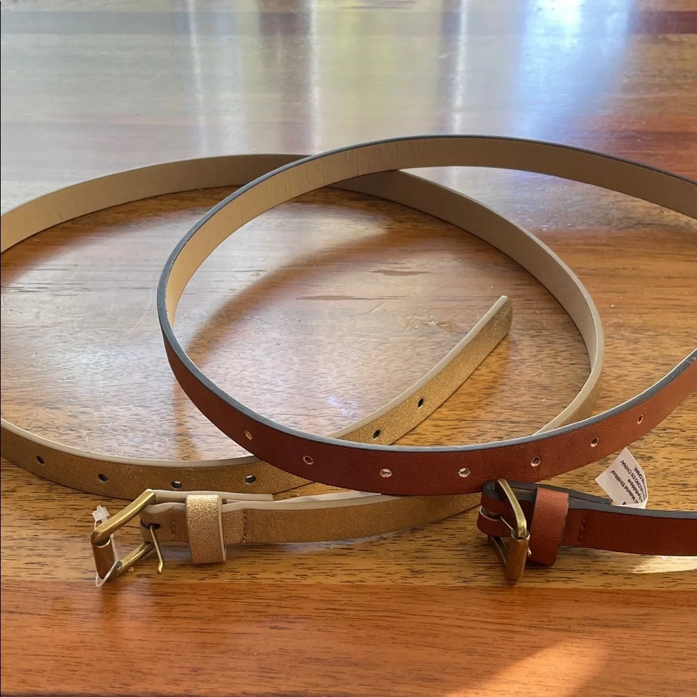Elegant Gold and Brown Belts